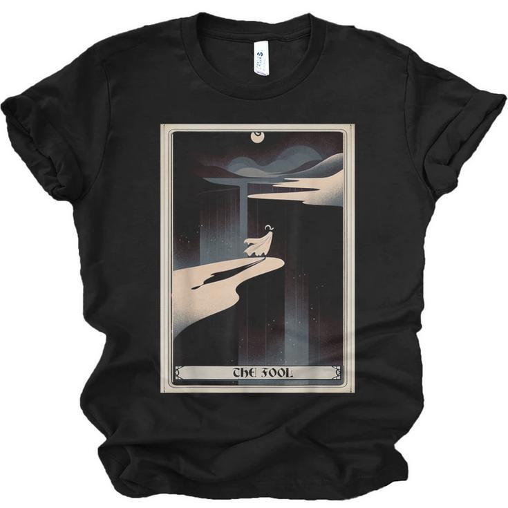Tarot Cards Guide Book Esoteric Mysticism Clothing The Fool Tarot Card -Adults & Kids Small Short Sleeve Crew Neck Classic Fit Unisex Jersey T-Shirt