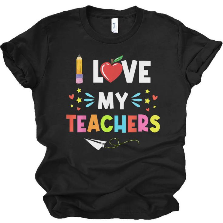 Teens Graduation I Heart My Teacher I Love My Teachers Unisex Jersey T-Shirt