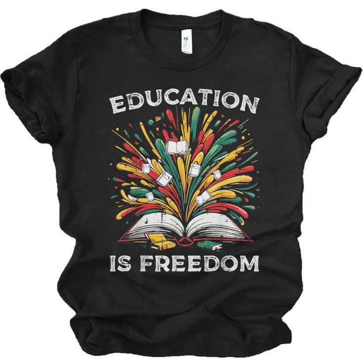 History Book Education Freedom Teacher Women Men Kids Unisex Jersey T-Shirt