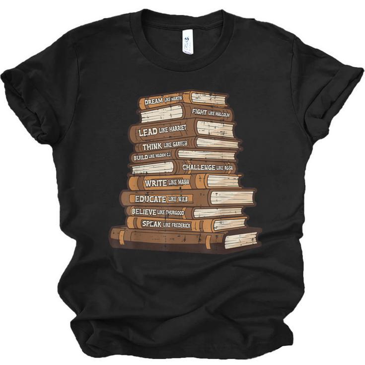 History Books Dream Like Martin African Women Men Kids Unisex Jersey T-Shirt