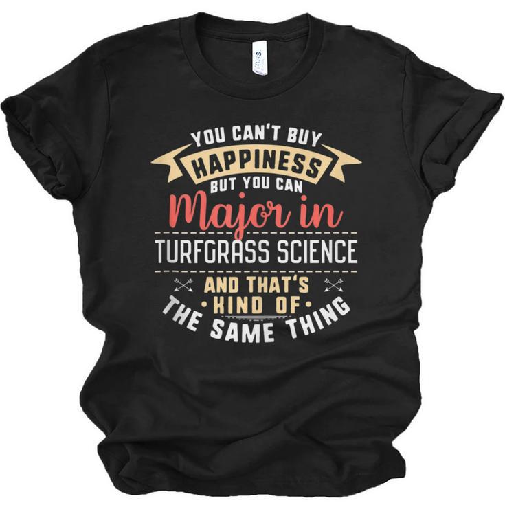 Turfgrass Science Major Student Shirt Graduation Unisex Jersey T-Shirt