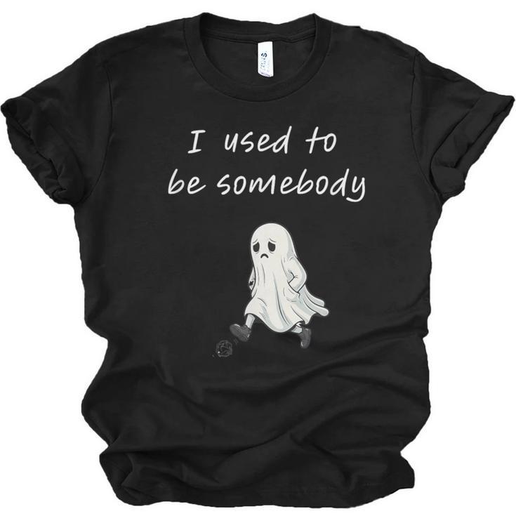 I Used To Be Somebody Nostalgia Halloween Spooky Season Unisex Jersey T-Shirt