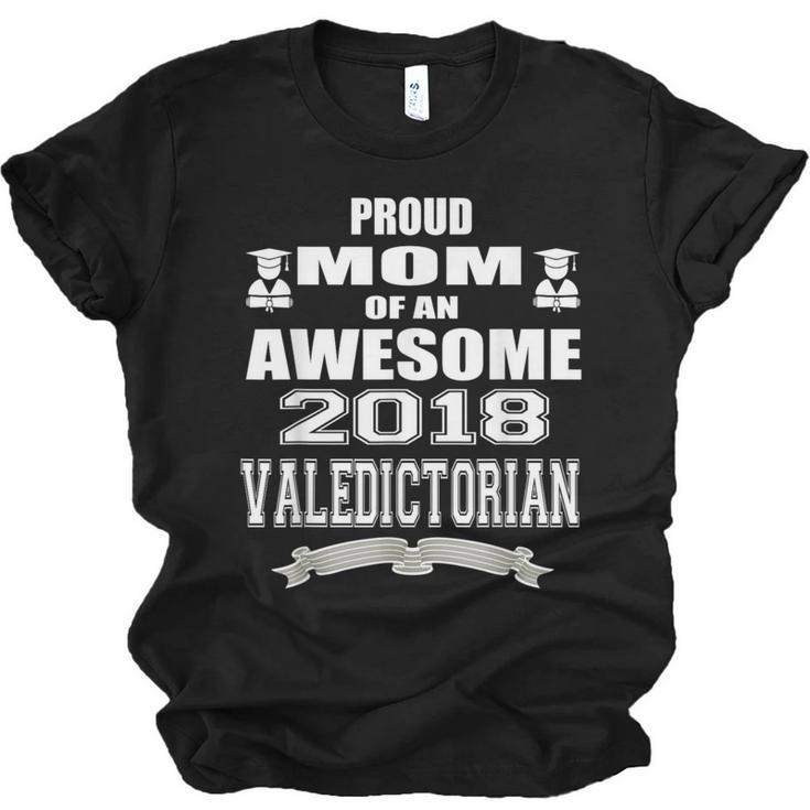 Valedictorian Scholar Mom T Shirt Graduation Speech Unisex Jersey T-Shirt