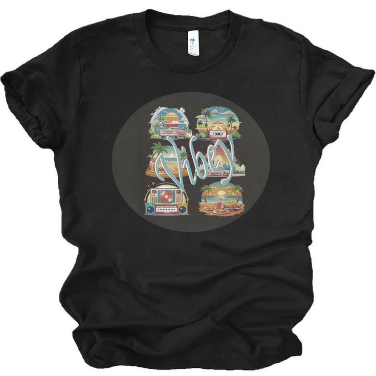 Vibey Nostalgia & Retro Charm Unisex Jersey T-Shirt