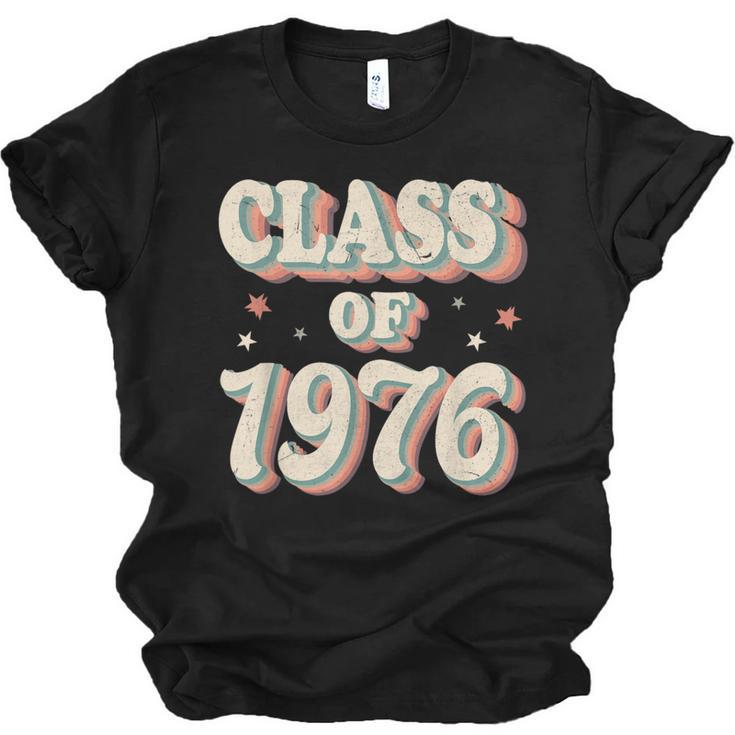 Vintage Class Of 1976 76 High School Graduation Unisex Jersey T-Shirt