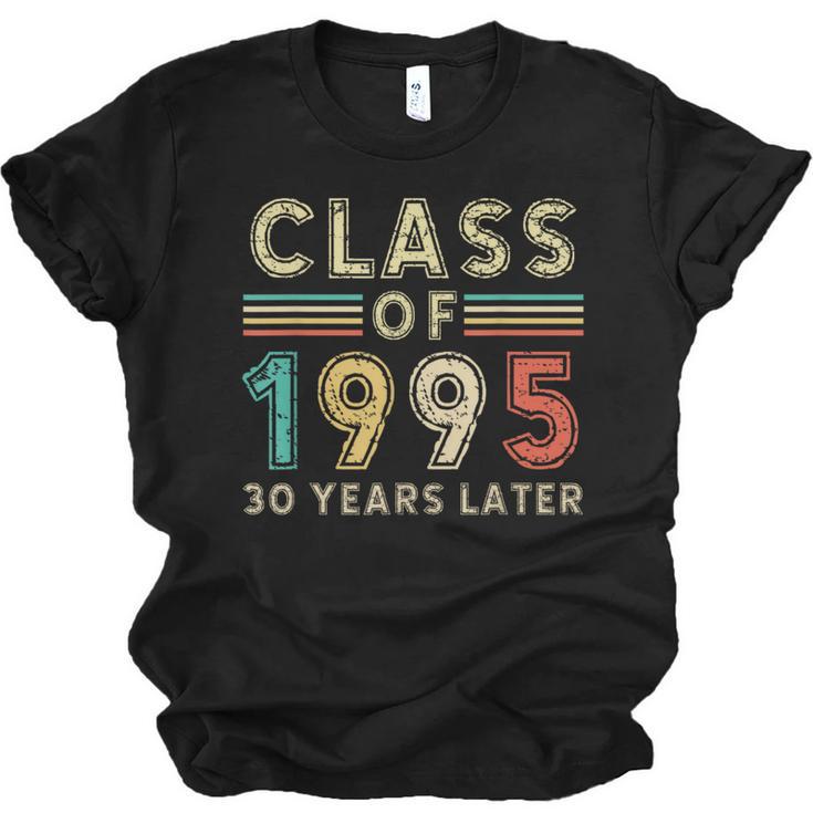 Vintage Class Of 1995 30th Reunion Alumni Graduation Party Unisex Jersey T-Shirt