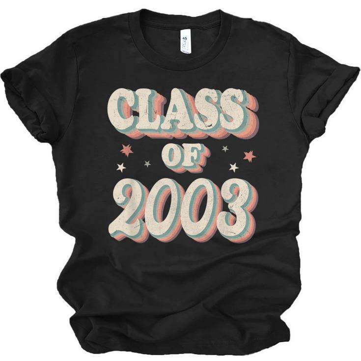 Vintage Class Of 2003 03 High School Graduation Unisex Jersey T-Shirt
