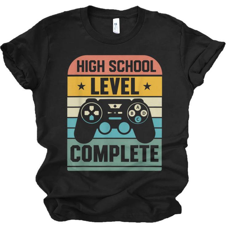 Vintage Class Of 2024 High School Graduation Student Unisex Jersey T-Shirt