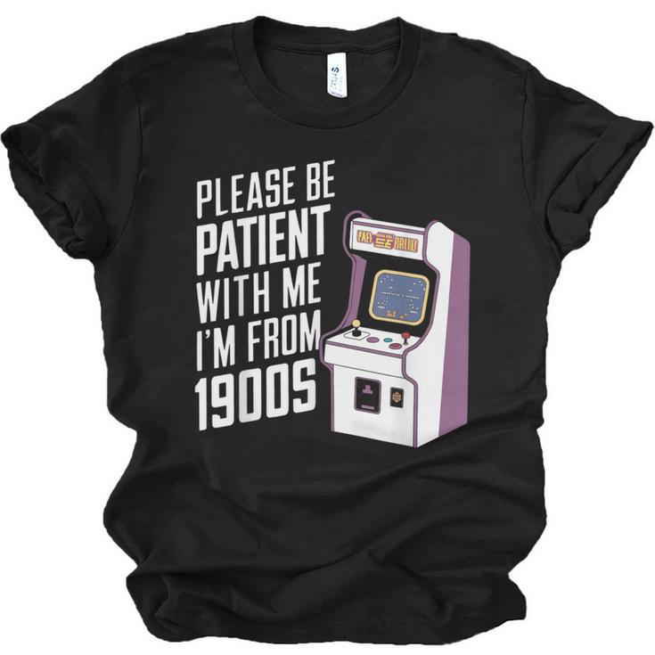 Vintage Gaming Please Be Patient With Me I'm From The 1900s Unisex Jersey T-Shirt