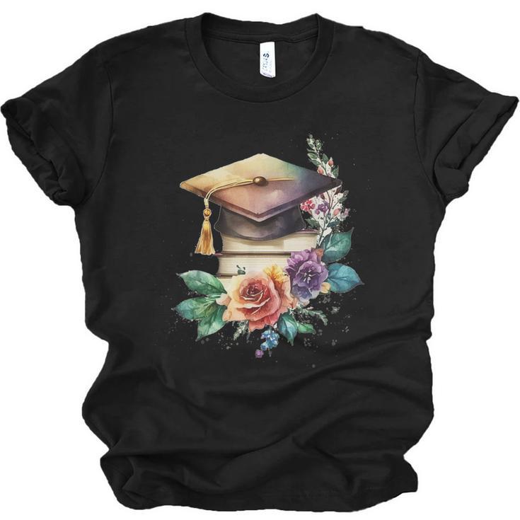 Vintage Hat High School College Graduate Graduation Unisex Jersey T-Shirt