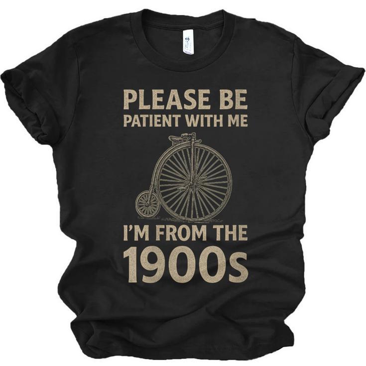 Vintage Please Be Patient With Me I'm From The 1900s Cycle Unisex Jersey T-Shirt