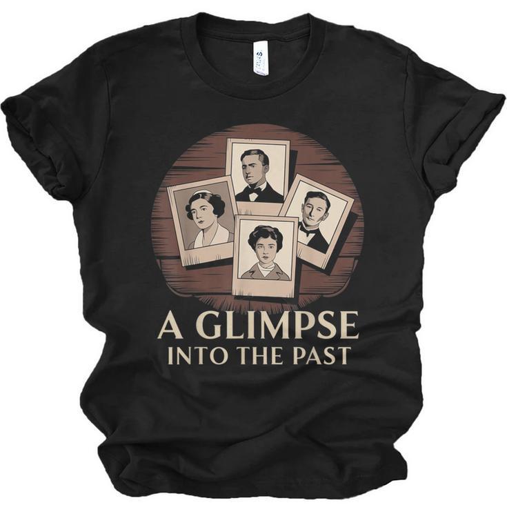 Vintage Portrait Photography Memory Nostalgia Vibe Unisex Jersey T-Shirt