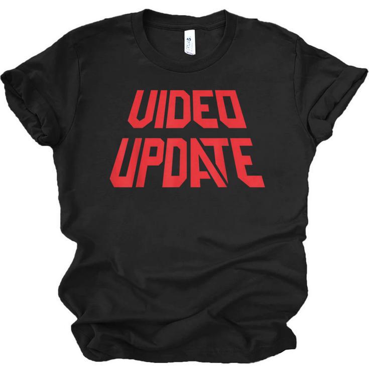Vintage Video Update – 90s VHS Rental Nostalgia Minnesota Unisex Jersey T-Shirt