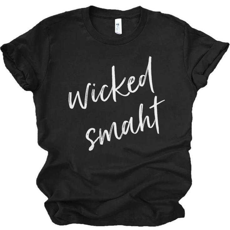 Wicked Smaht Boston Accent  Graduation Unisex Jersey T-Shirt