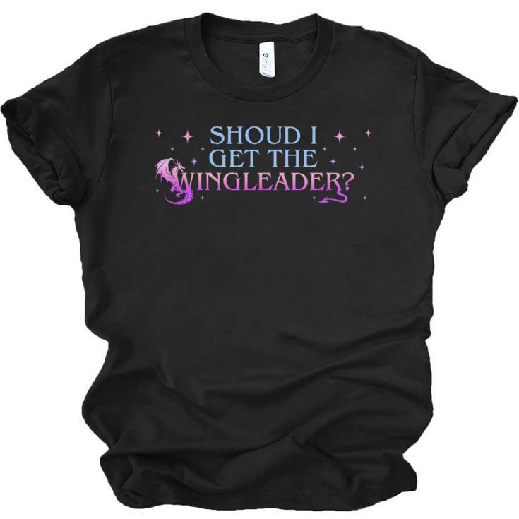 Should I Get The Wingleader Dragon Lover Book Lover Quote Unisex Jersey T-Shirt