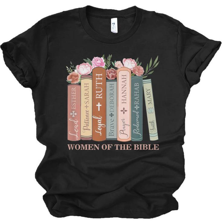 Women Of The Bible Christian Books Full Color Unisex Jersey T-Shirt