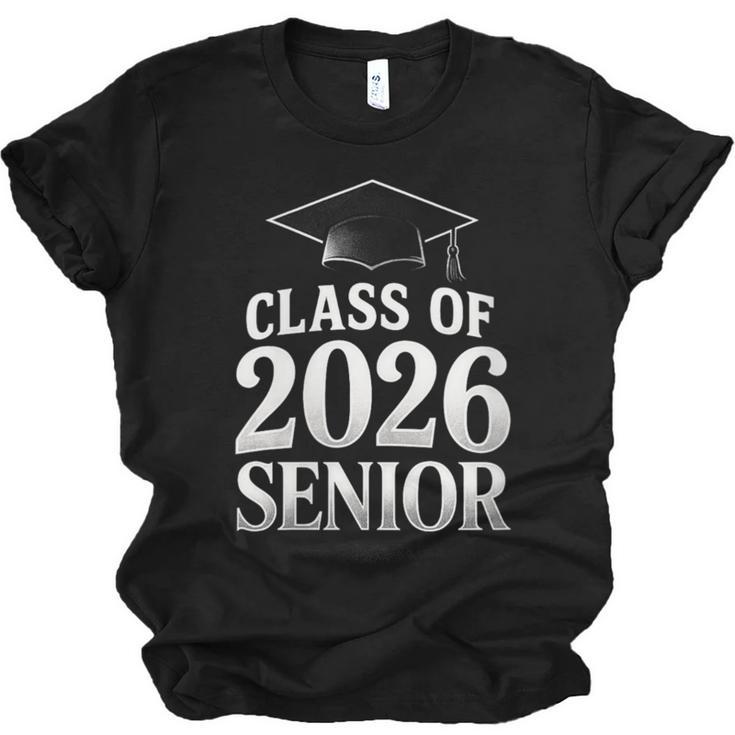 Women's Class Of 2026 Senior Graduation School College Unisex Jersey T-Shirt