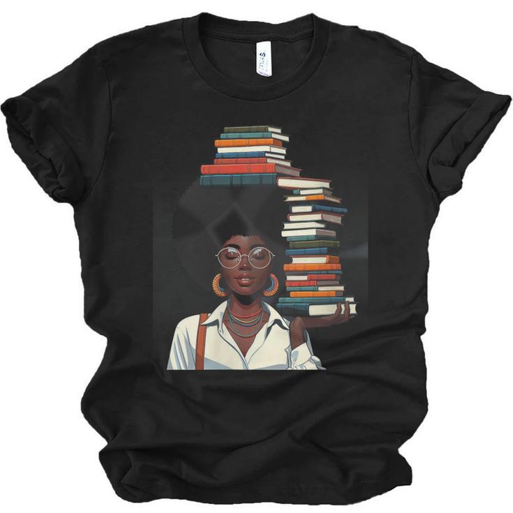 Women's Education Is Freedom Teacher Books Black History Month Unisex Jersey T-Shirt