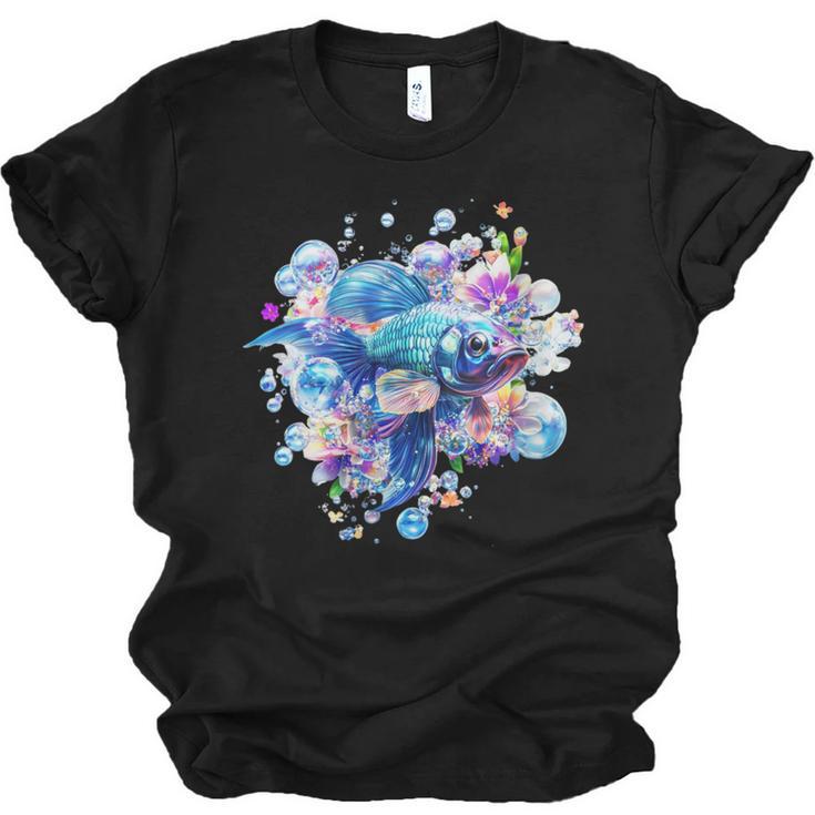 Women's Frutiger Aero Y2K Fish Unisex Jersey T-Shirt