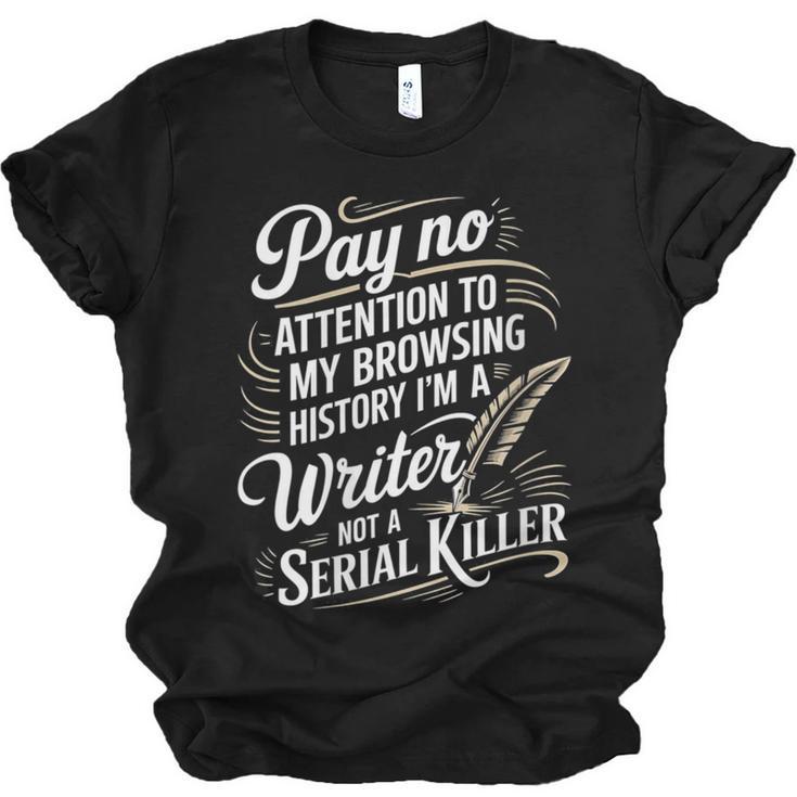 Women's I'm A Book Writer Author Book Writing Novelist Unisex Jersey T-Shirt