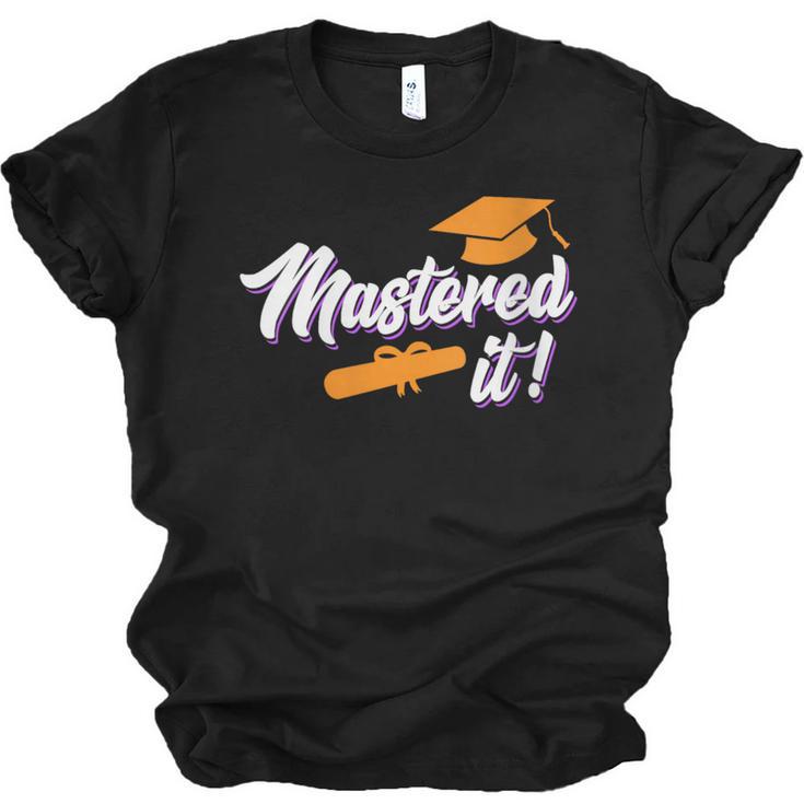 Women's Master Graduation 2026 Mastered It Master's Degree Unisex Jersey T-Shirt