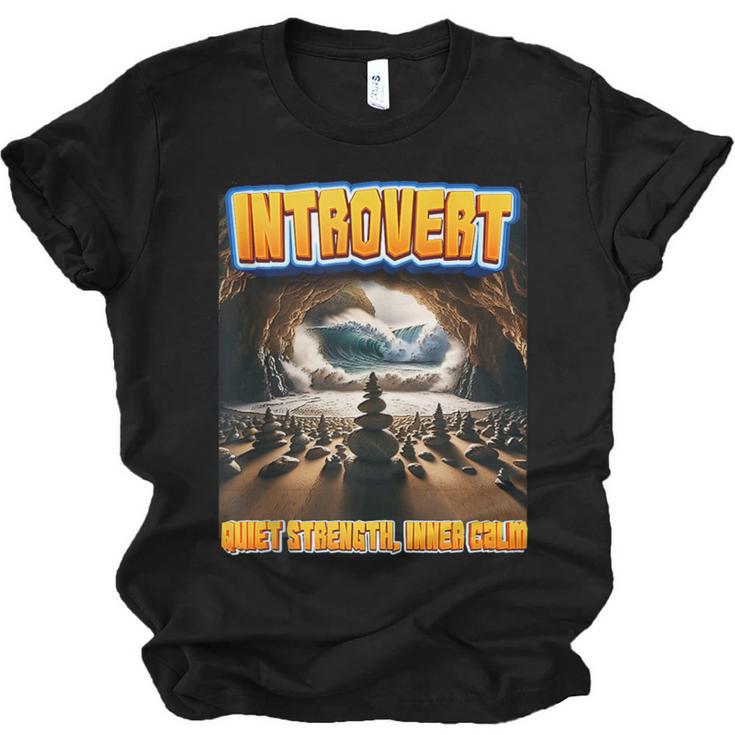World Introvert Day Quiet Strength Inner Calm Unisex Jersey T-Shirt