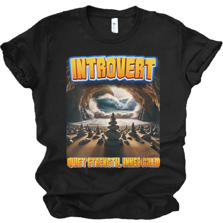 World Introvert Day Quiet Strength Inner Calm Unisex Jersey T-Shirt