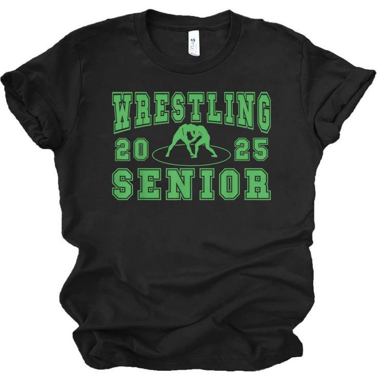 Wrestling Senior Night Wrestling Senior 2025 Graduation 32 Unisex Jersey T-Shirt