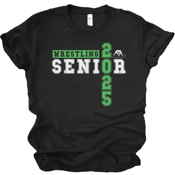 Wrestling Senior Night Wrestling Senior 2025 Graduation 34 Unisex Jersey T-Shirt