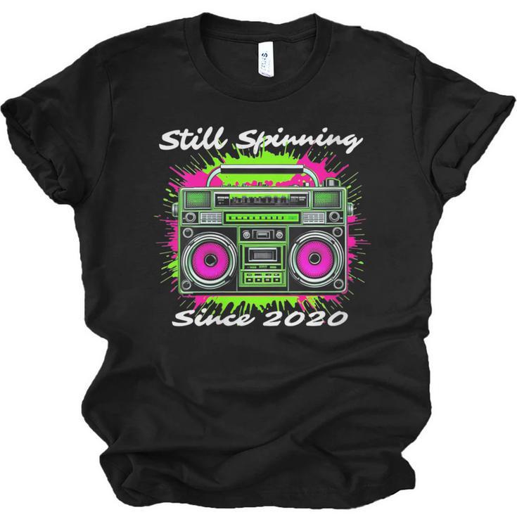 Y2K Home DJ Quarantine Nostalgia Boombox Party Unisex Jersey T-Shirt
