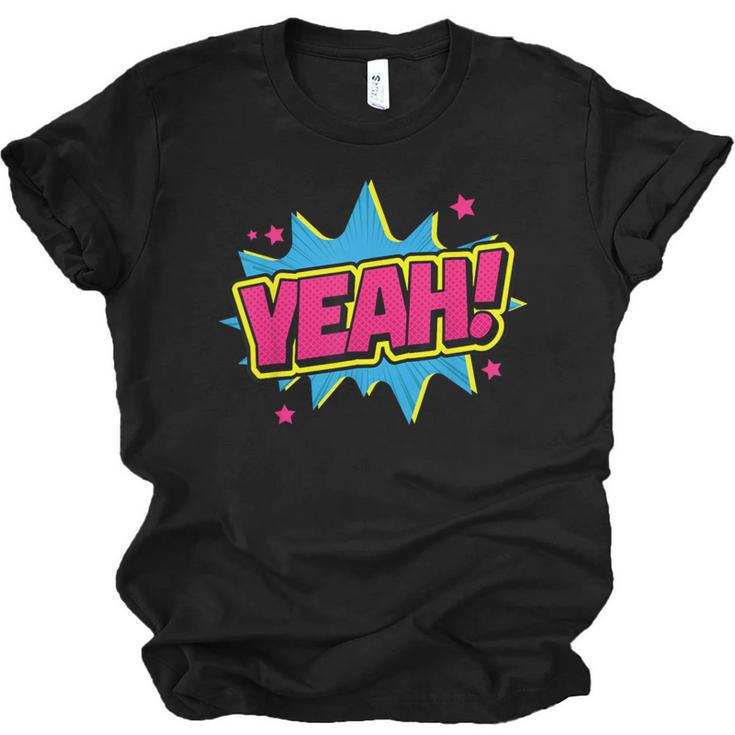 Yeah Comic Comic Book Graphic Unisex Jersey T-Shirt