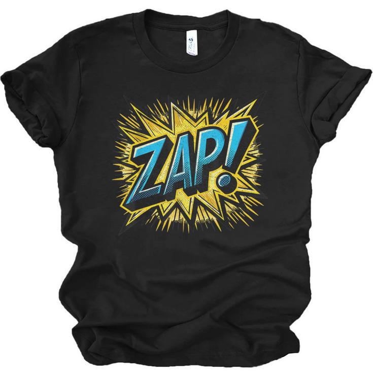 ZAP Comic Book Retro Artwork – Cartoon Collector Unisex Jersey T-Shirt