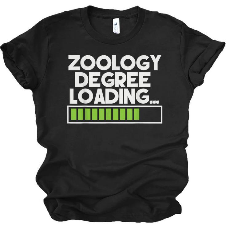Zoology Degree Loading Zoologist Graduation Student Tee Unisex Jersey T-Shirt