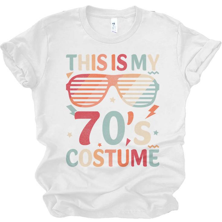 This Is My 70s Costume Vintage Style Nostalgia 1970s Retro Premium Tri-Blend Unisex Jersey T-Shirt