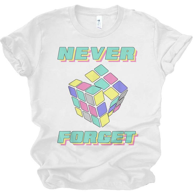 80s 90s Nostalgia Magic Cube Retro Party Costume Unisex Jersey T-Shirt