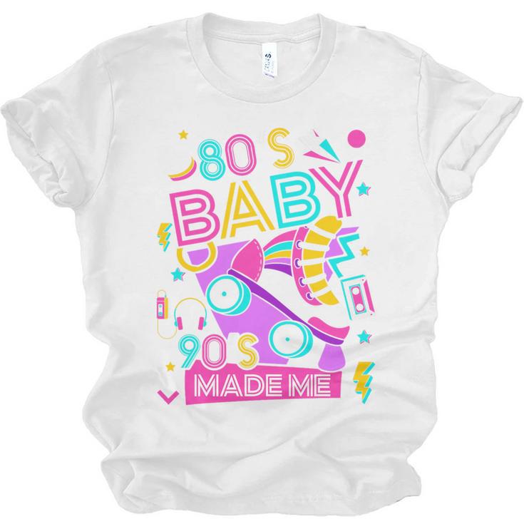 80's Baby 90's Made Me 1980s 1990s Nostalgia Retro Party Premium Tri-Blend Unisex Jersey T-Shirt