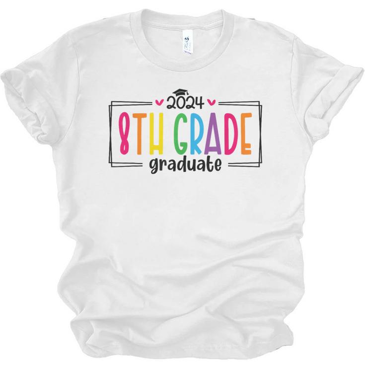 8th Eighth Grade Graduation 2025 Graduate Last Day Of School Unisex Jersey T-Shirt