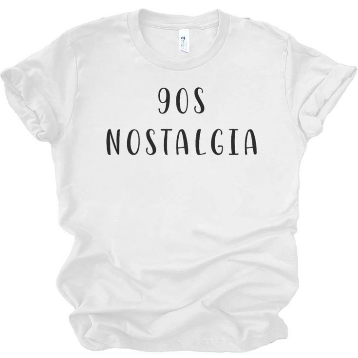 90s Nostalgia Nostalgic Statement Premium Tri-Blend Unisex Jersey T-Shirt