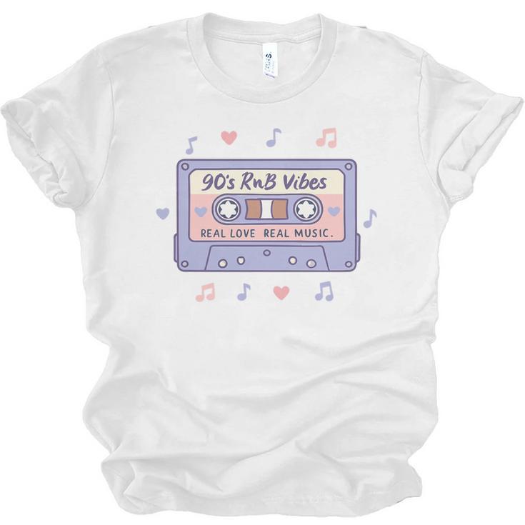90s RNB Vibes Cassette – Retro Music Nostalgia RNB Cassette Premium Tri-Blend Unisex Jersey T-Shirt