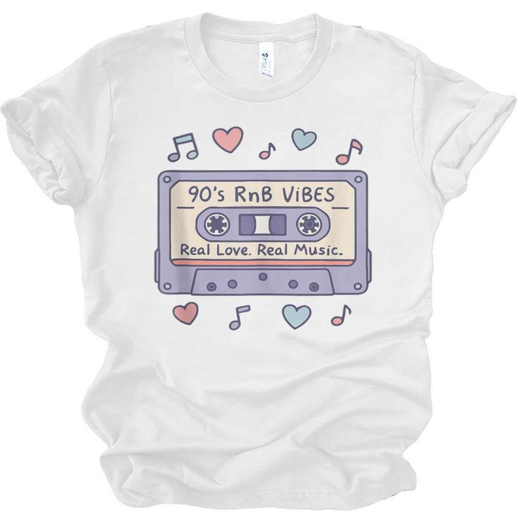 90s RNB Vibes Cassette – Retro Music Nostalgia RNB Cassette Unisex Jersey T-Shirt
