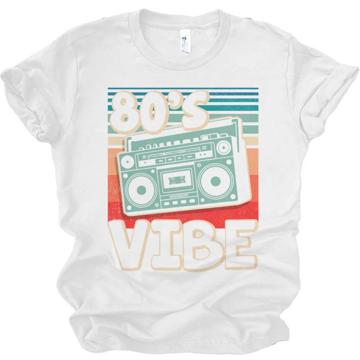 90's Vibe Vintage Style Cassette Tape Nostalgia 1990s Party Premium Tri-Blend Unisex Jersey T-Shirt
