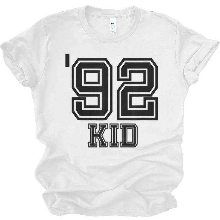 '92 Kid Perfect Vintage Retro Nostalgia Gear For Year 1992 Unisex Jersey T-Shirt