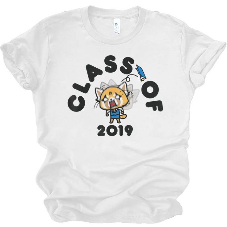 Aggretsuko Class Of 2019 Graduation Seniors Graduate Unisex Jersey T-Shirt