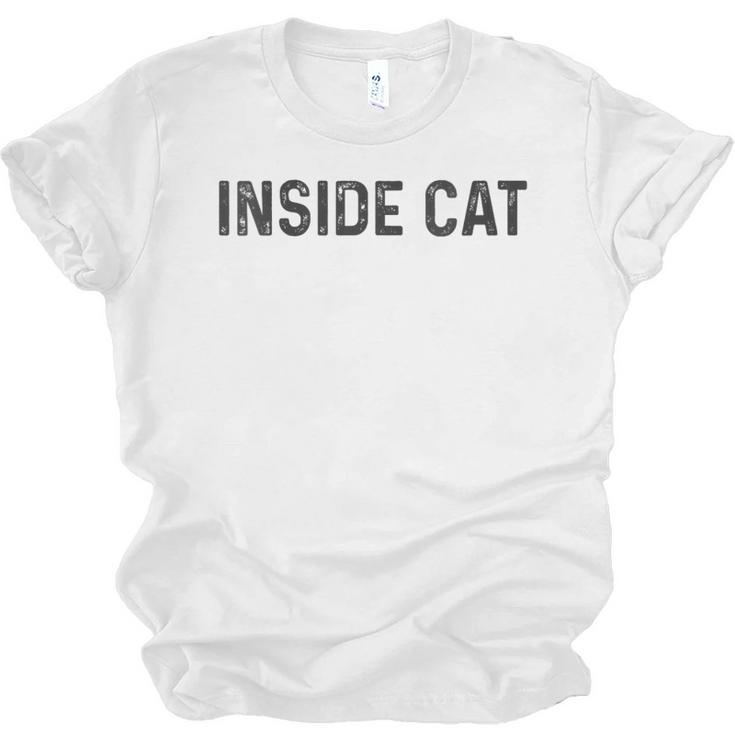 Antisocial Introvert Women Men Kids Inside Cat Unisex Jersey T-Shirt
