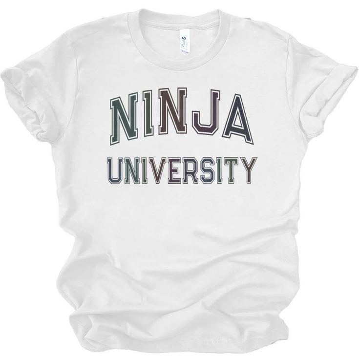 Antisocial NINJA UNIVERSITY Introvert Sarcastic Unisex Jersey T-Shirt