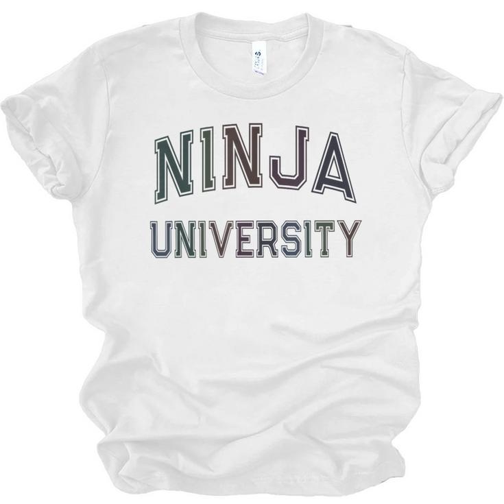 Antisocial NINJA UNIVERSITY Introvert Sarcastic Unisex Jersey T-Shirt