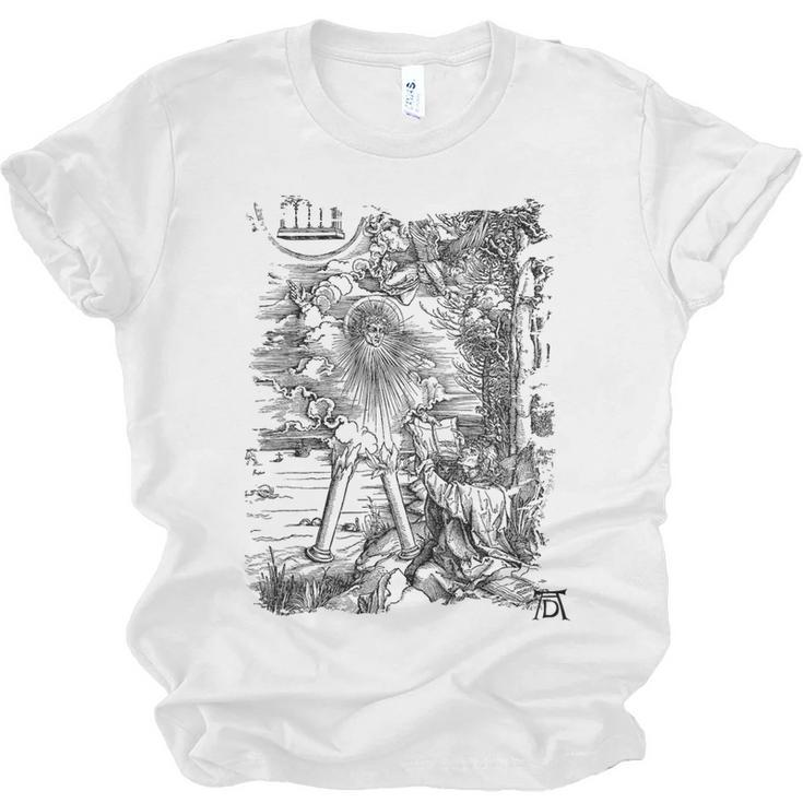 Apocalypse St John Devours The Book 1498 DüRer Angels Unisex Jersey T-Shirt