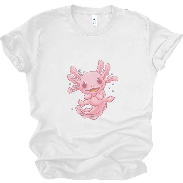 Axolovert Axolotl Humor Salamander Introvert Unisex Jersey T-Shirt