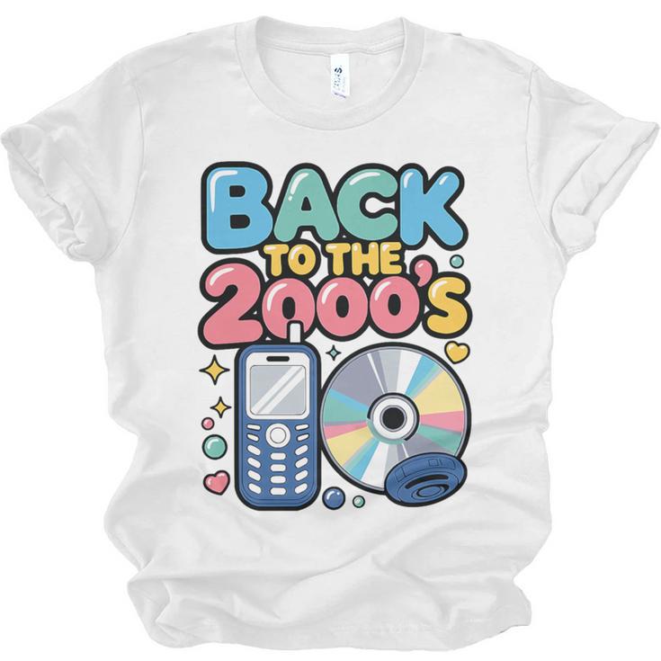 Back To The 2000s Retro Nostalgia Premium Tri-Blend Unisex Jersey T-Shirt