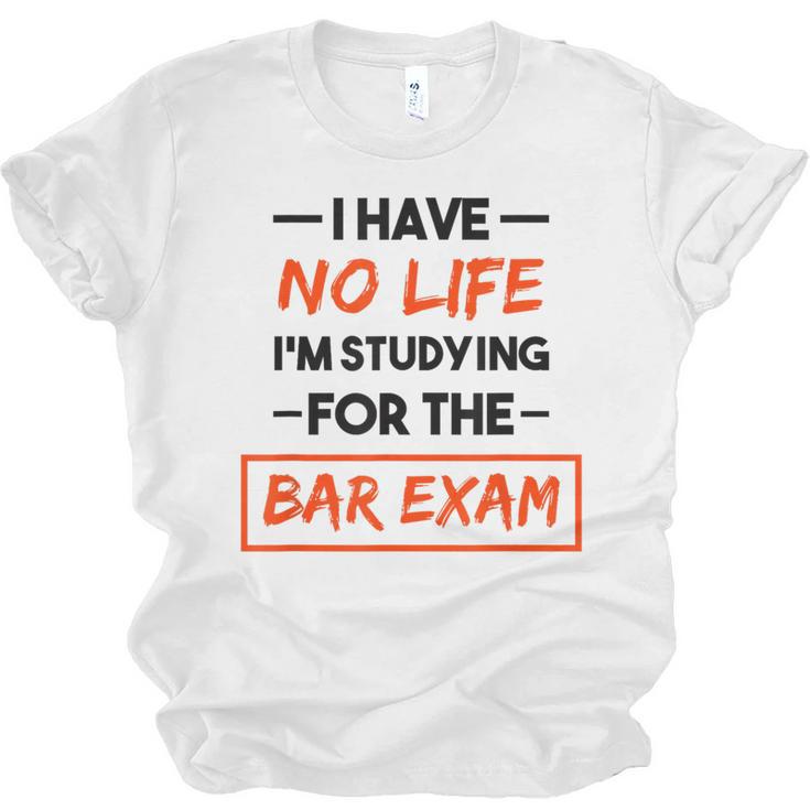 Bar Exam Tee Shirt Law School Graduation Unisex Jersey T-Shirt